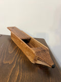 Wooden pencil-shaped storage box