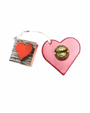 Heart Keepsake Bell with White Ribbon: Brass