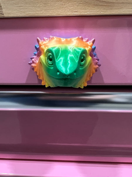 Bearded Dragon Magnet 3D Printed