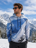 Snowboarder Mountain  Hoodie