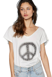 Peace Studded Emblem Tee