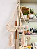Macrame Plant Holder 9”