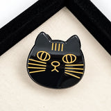 Cat Head Hair Claw Clip 2”