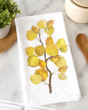Aspen Leaves Flour Sack Towel