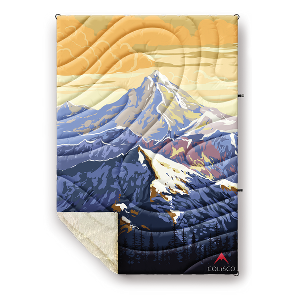 Colorado Peaks Sherpa Eco-Performance Blanket - 52"x75"