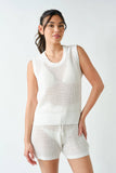 Emma Crochet Air Knit Tank