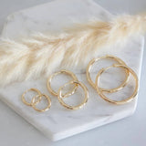 Everyday Hoop Earrings: 30mm