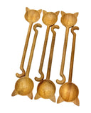 Wooden Spoon -Cat Hand-Carved