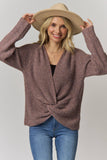 Audrey Convertible Twist Knit Sweater