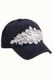 Diamond Bejeweled Glitz Ponytail Hat