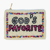Gods Favorite Beaded Coin Pouch