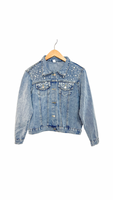 Cambry Denim Jacket w/Pearls