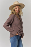 Audrey Convertible Twist Knit Sweater
