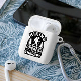 Hiking- Cheaper Than Therapy Sticker