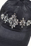 Kali Distressed Hat: Black