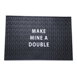 Make Mine A Double Bar Mat
