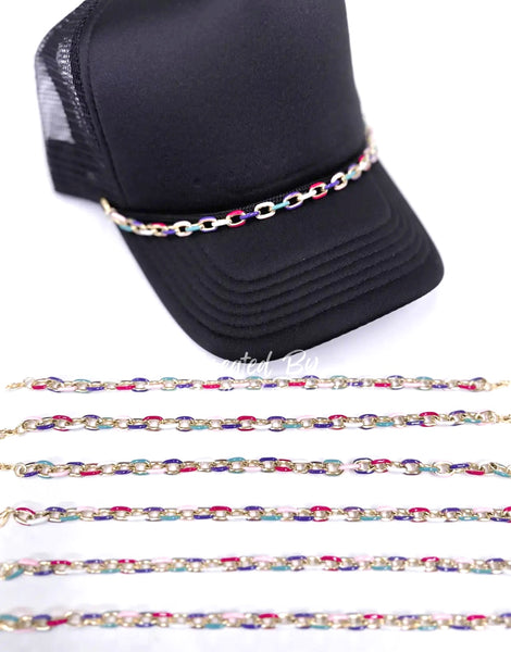 Hat Chain Gold/Multi Links