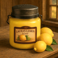 Candle-LAURA'S LEMON LOAF 16oz