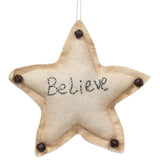 Believe Star Ornament