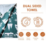 Kitchen Dish Towel - Adventure