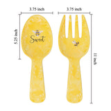 Sweet Bee Melamine Salad Server 2-Piece