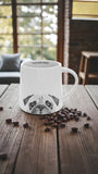 Pugs & Kisses Pug 17oz Mug