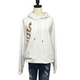 Sequin Snake Upcycled Hoodie