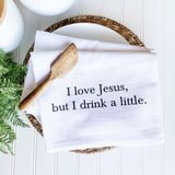Kitchen Tea Towel “I love Jesus”