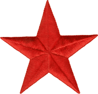 Patch 3” Star Red