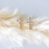 Cross Stud Earrings