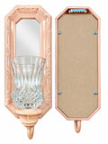 Vintage Pink wall sconces s/2