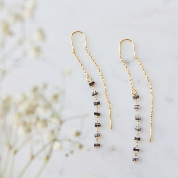 Beaded Threader Earrings