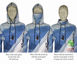 Snowboarder Mountain  Hoodie