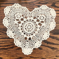 Handmade Heart Doily