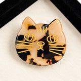 Cat Head Hair Claw Clip 2”