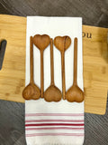 Wooden Heart Shaped Spoon