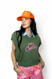 Embroidered Cowgirl Hat Vest