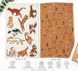 Kitchen Dish Towel - Cats