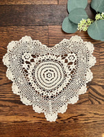 Handmade Heart Doily