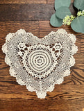 Handmade Heart Doily