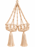Macrame Plant Holder 9”