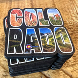 ColoRado wooden magnet