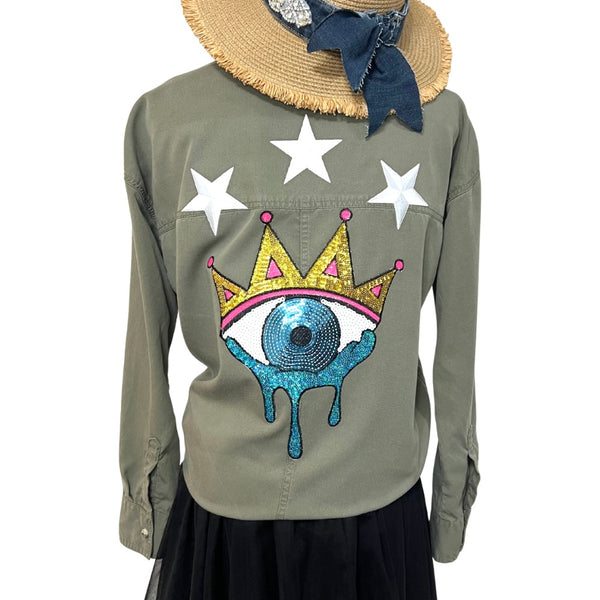 Sequin Eye Shacket