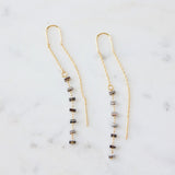 Beaded Threader Earrings