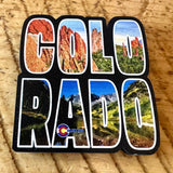 ColoRado wooden magnet