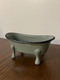 METAL CLAW FOOT SOAP DISH