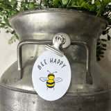 Bee Happy Vinyl Sticker