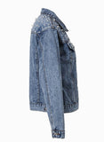 Cambry Denim Jacket w/Pearls