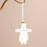 I Love You Beary Much Bear Ornament