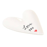 Love You Heart Shaped Trinket Dish